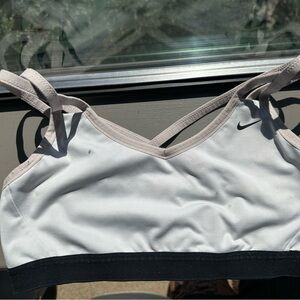 Nike Women's Black and White Sports Bra